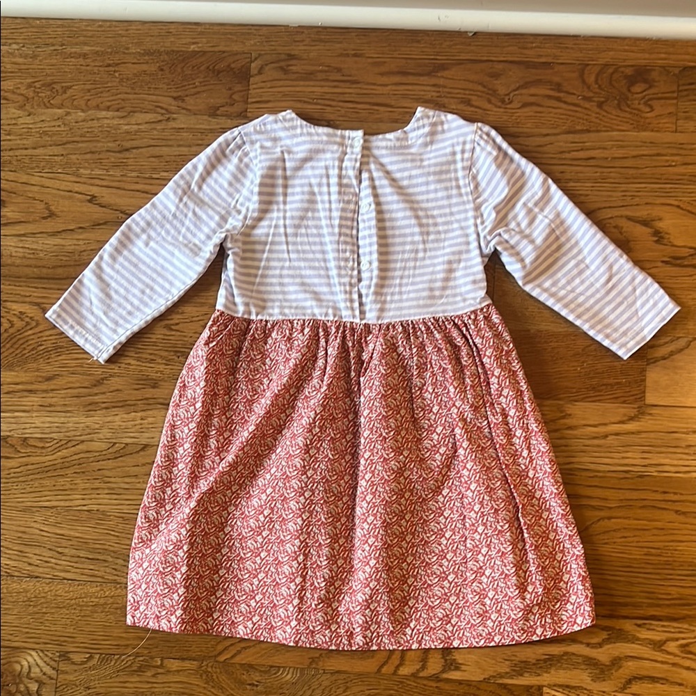 Kids Bisby Rosie Dress - Winterberry Red Size 6 - Picture 4 of 5